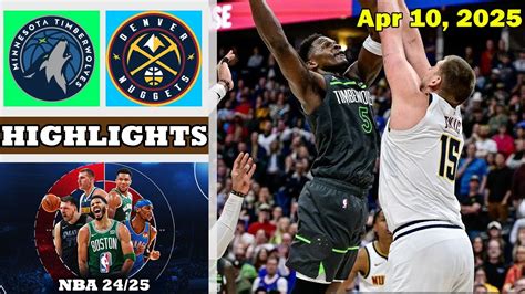 denver nuggets vs minnesota timberwolves.
